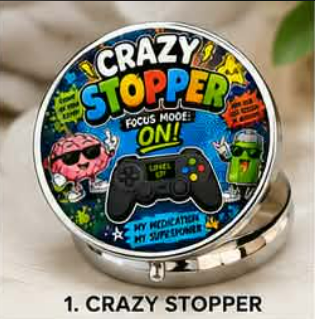 Kids Fun Medication Pill Container