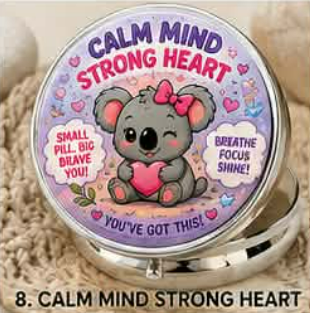 Kids Fun Medication Pill Container