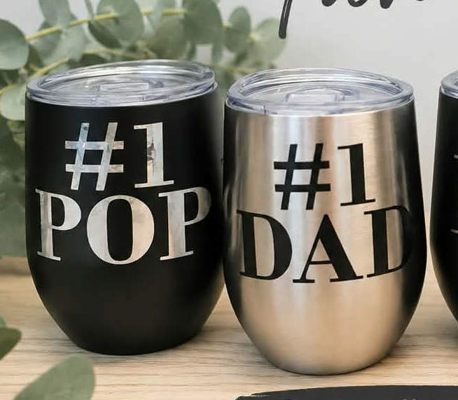 #1 Dad / #1 Pop – Personalised 350ml Tumbler