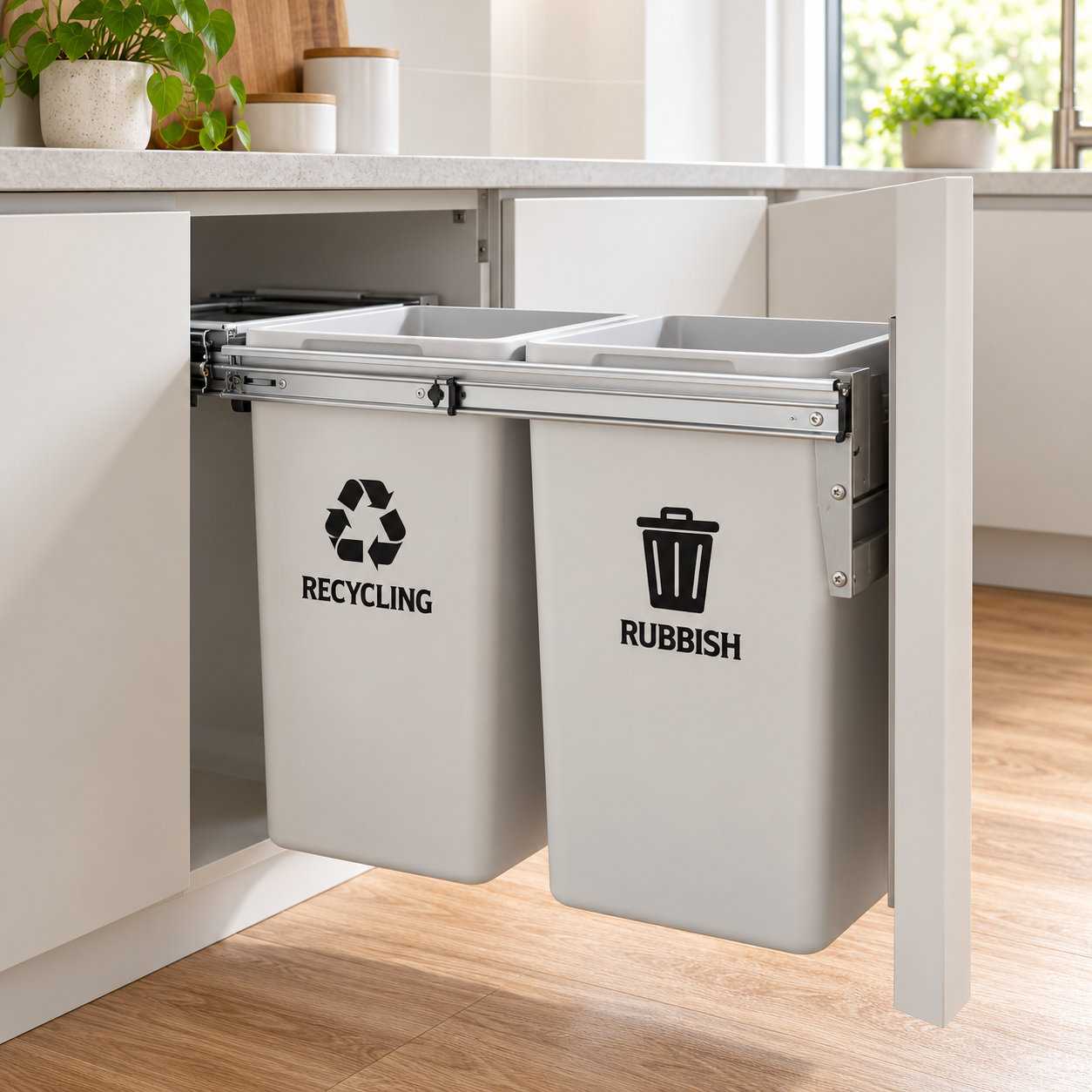 Rubbish & Recycling Bin Decals – Self Apply