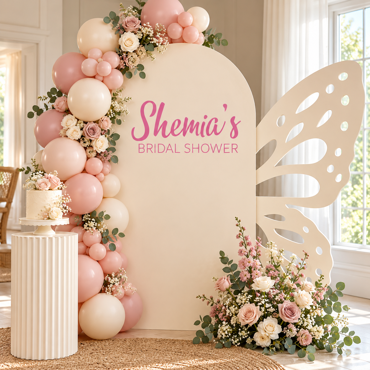 Personalised Event Backdrop Sticker / Decal