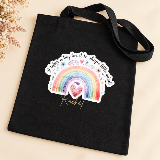 Big Heart to Shape Little Minds Tote Bag