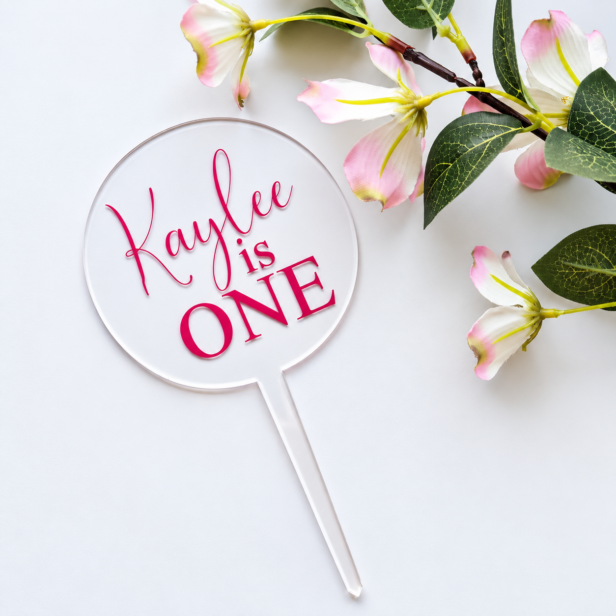 Personalised Birthday Cake Topper