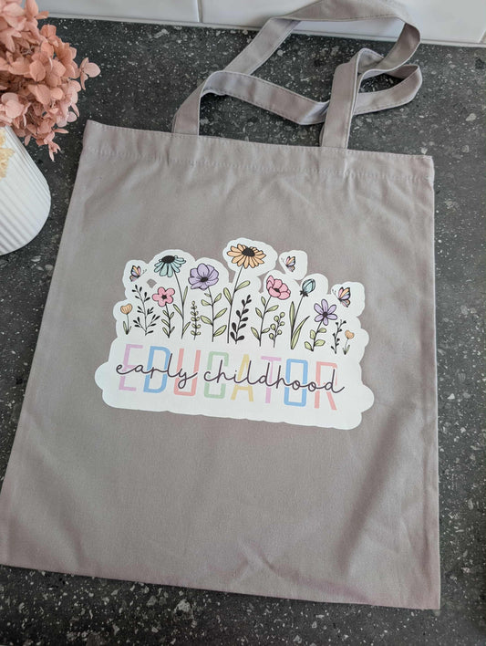 Tote Bag - Flowers Growing