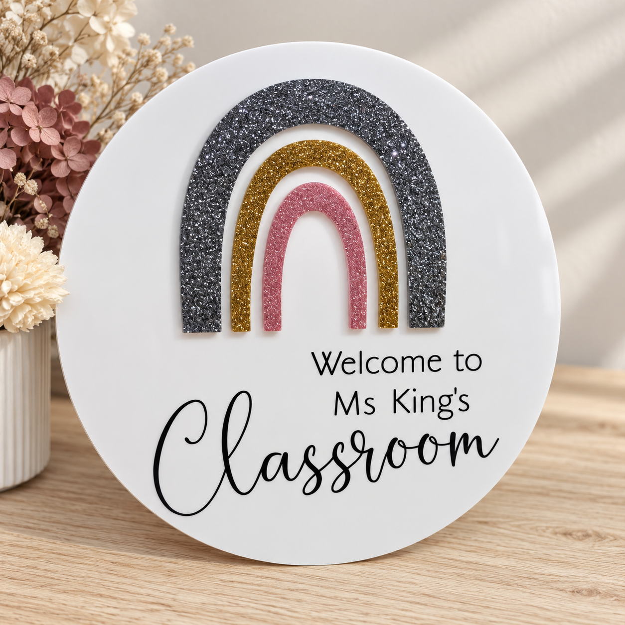 Personalised Teacher Classroom Door Sign