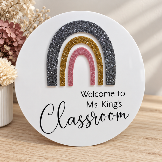 Personalised Teacher Classroom Door Sign