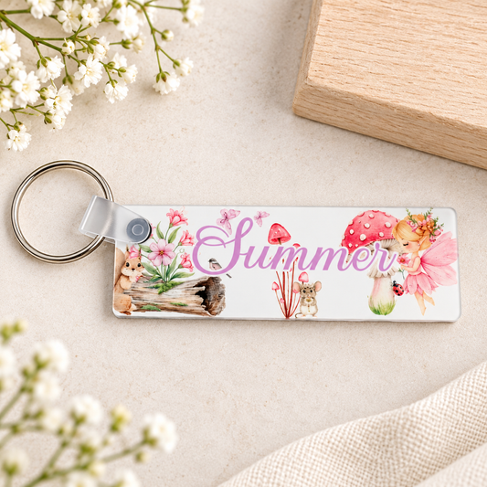 Personalised Fairy Name Keychain