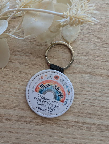 Inspirational Teacher & Educator Keychain