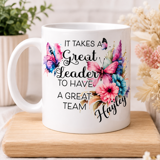 Great Leader Personalised Mug