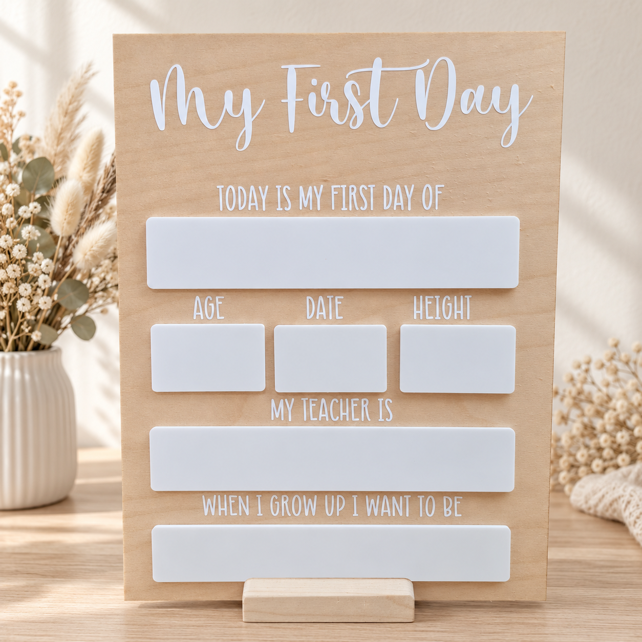 First & Last Day Board – Classic Design