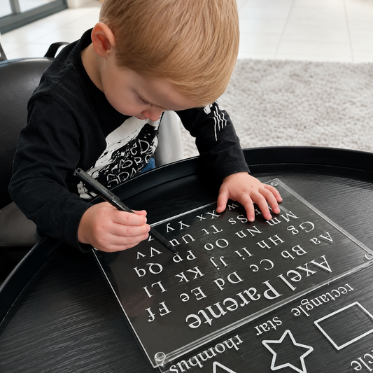Personalised Learning Tracing Boards – ABC, Numbers & Shapes