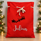 Personalised Santa Sack – Santa & Reindeer Design