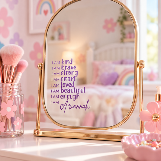 Inspirational Mirror Quote Decal