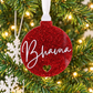 Personalised Name Christmas Bauble