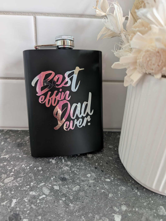 Best Effin Dad Flask