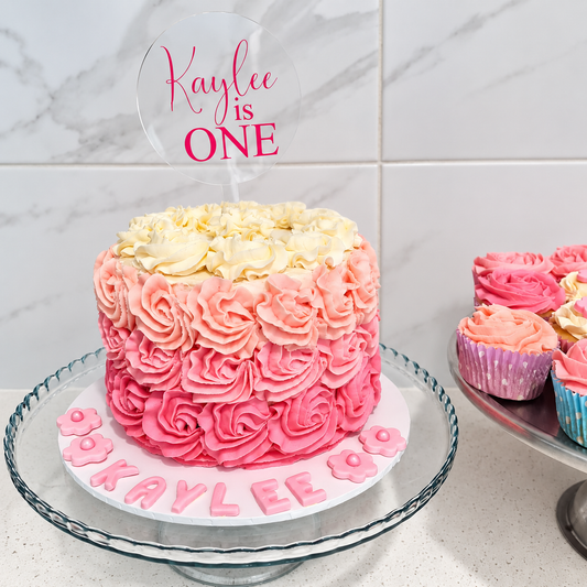 Personalised Birthday Cake Topper
