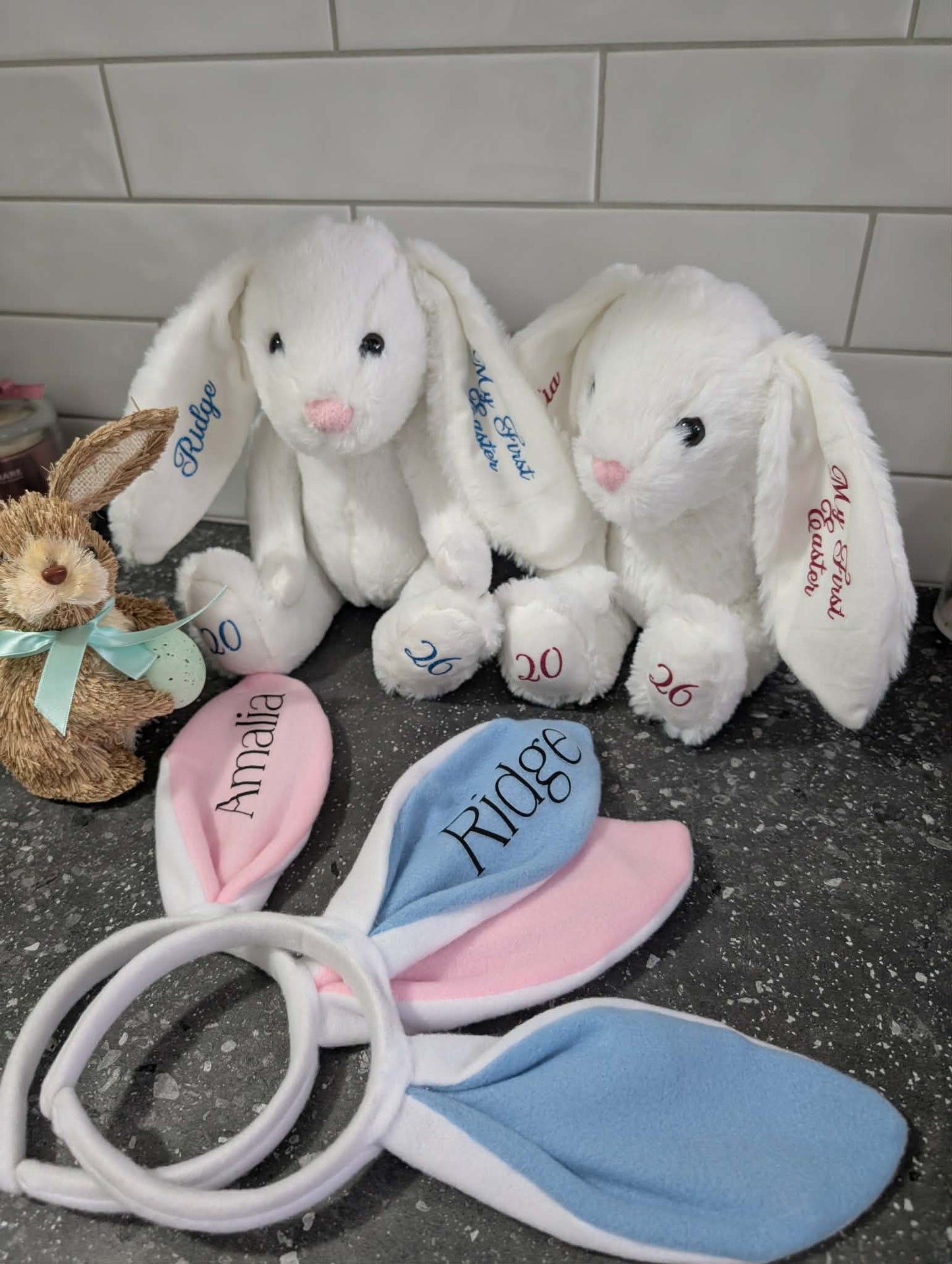 Plush Sitting Bunny