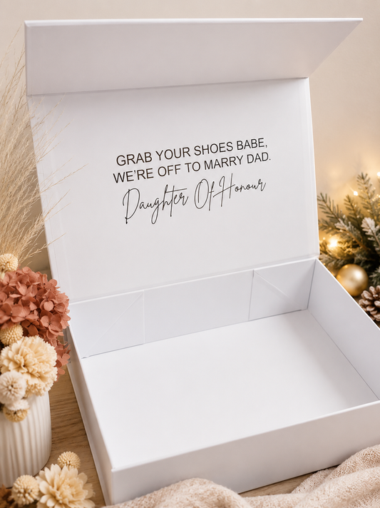 Daughter of Honour Wedding Proposal Magnetic Box