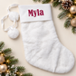 Personalised Plush Christmas Stocking