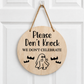 Please Don’t Knock Halloween Door Sign