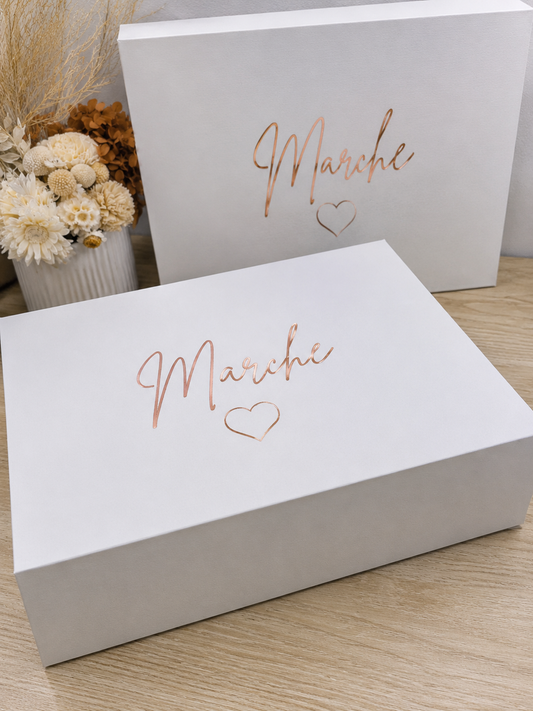 Personalised Name & Heart Magnetic Gift Box