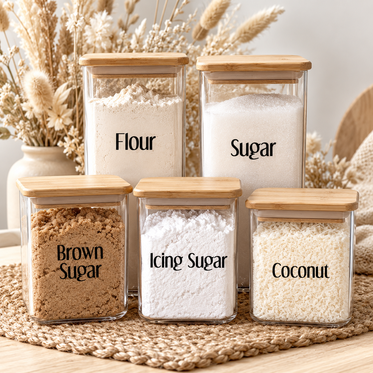 Custom Pantry Labels – Self Apply Decals