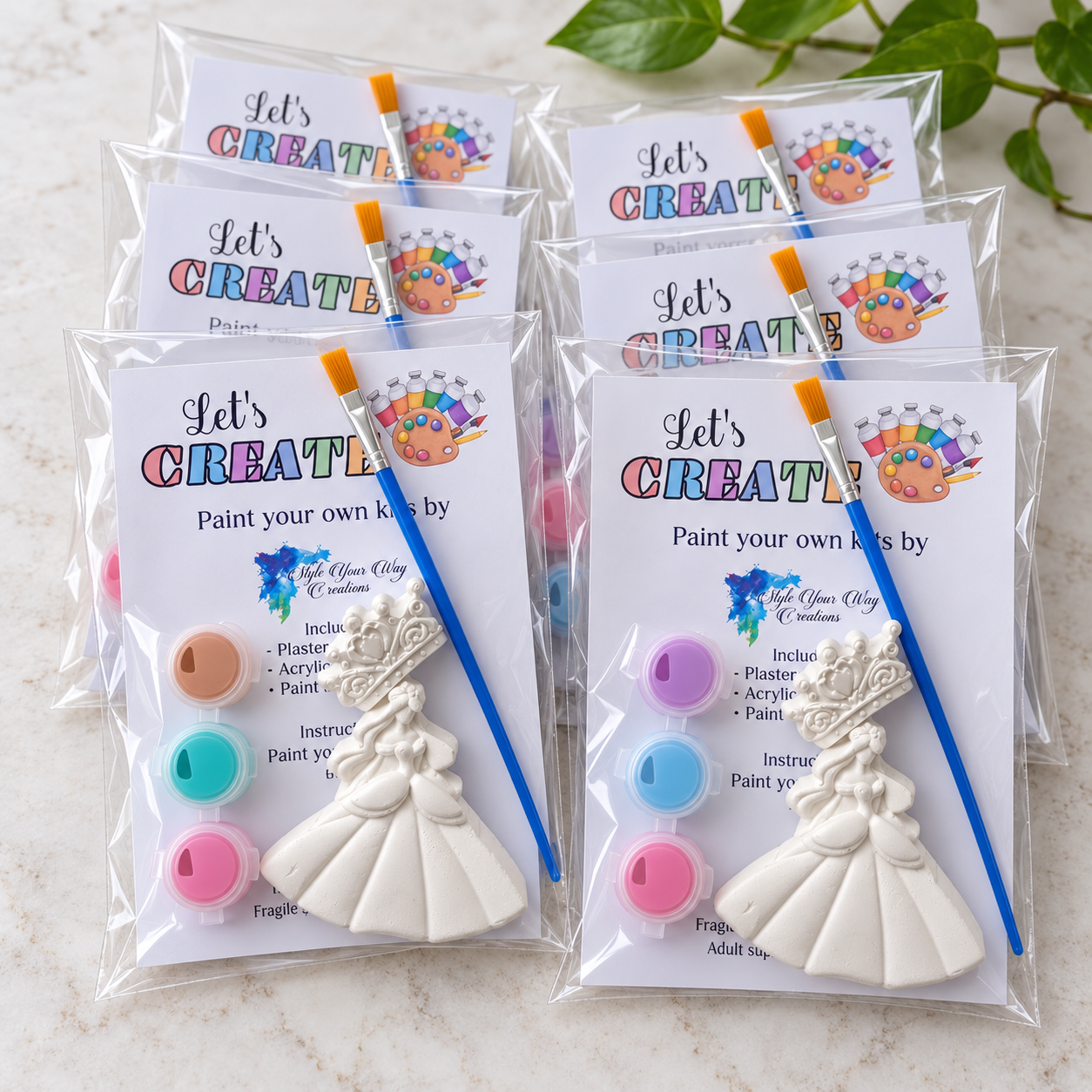 Plaster Painting Kits – Bulk Party Packs