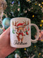 Stocking Reindeer Christmas Mug