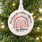 Personalised Thank You Teacher Christmas Bauble