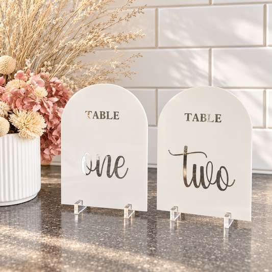 Classic Acrylic Table Numbers