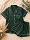 Personalised Satin Short Set Pyjamas