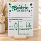 First & Last Day Board – Stars Acrylic Design