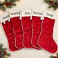 Personalised Velvet Christmas Stocking