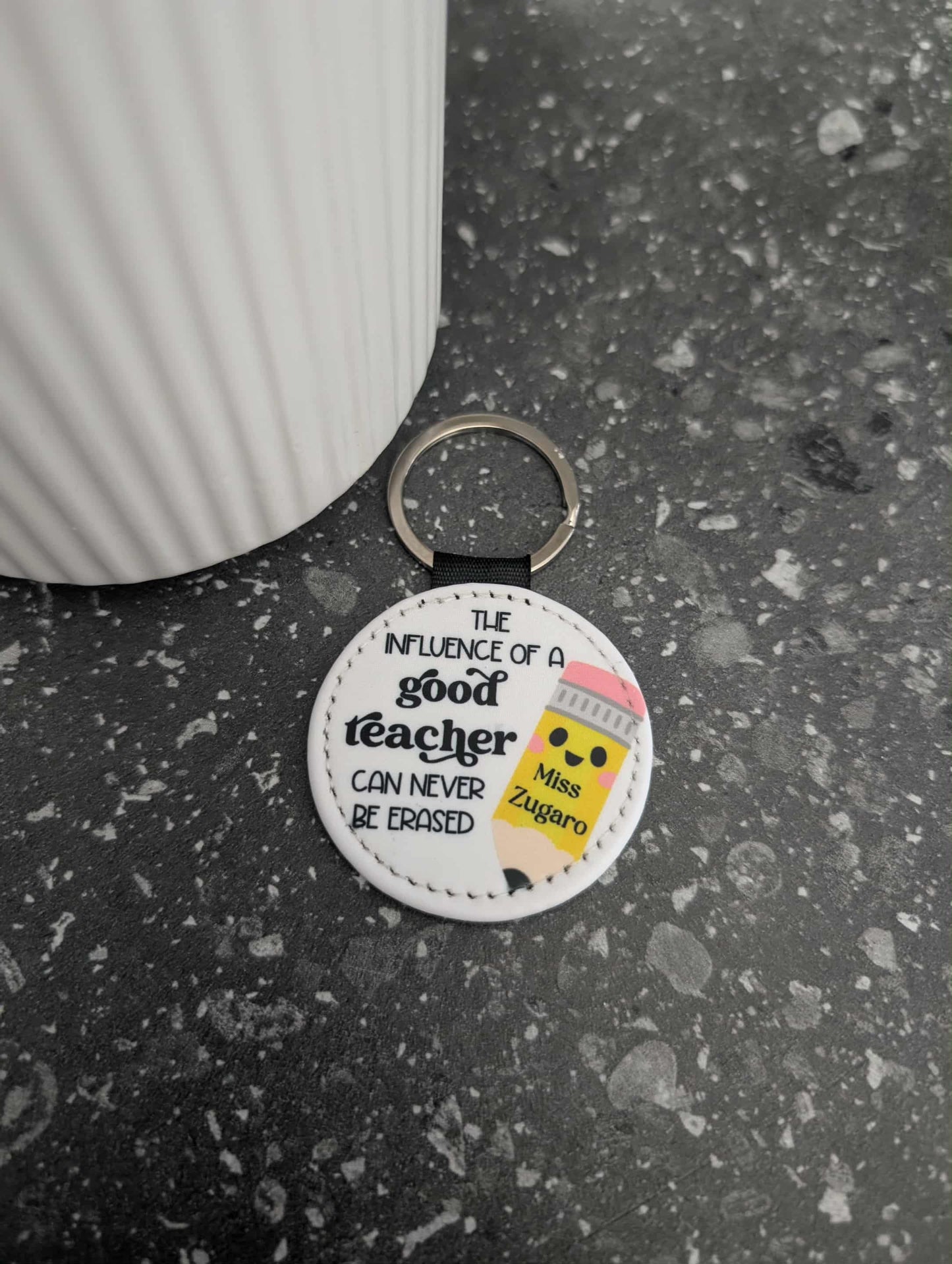 Round Influence Pencil Keyring