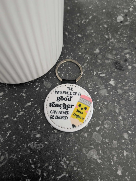Round Influence Pencil Keyring