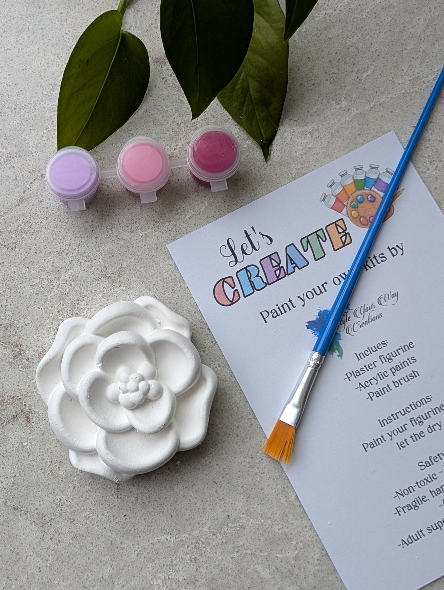 Plaster Painting Kits - Bulk Party Packs