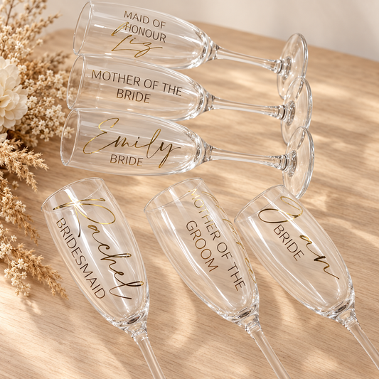 Classic Personalised Champagne Flute