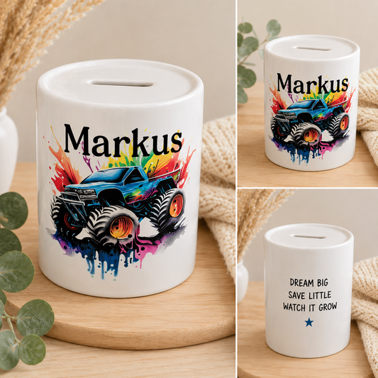 Monster Truck Money Box