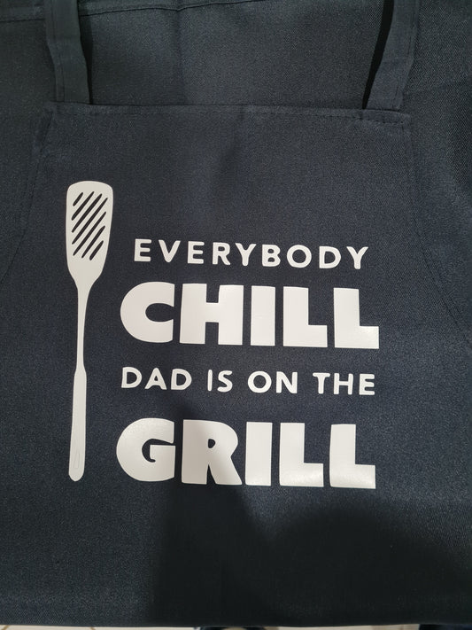 Dad is on the Grill Apron