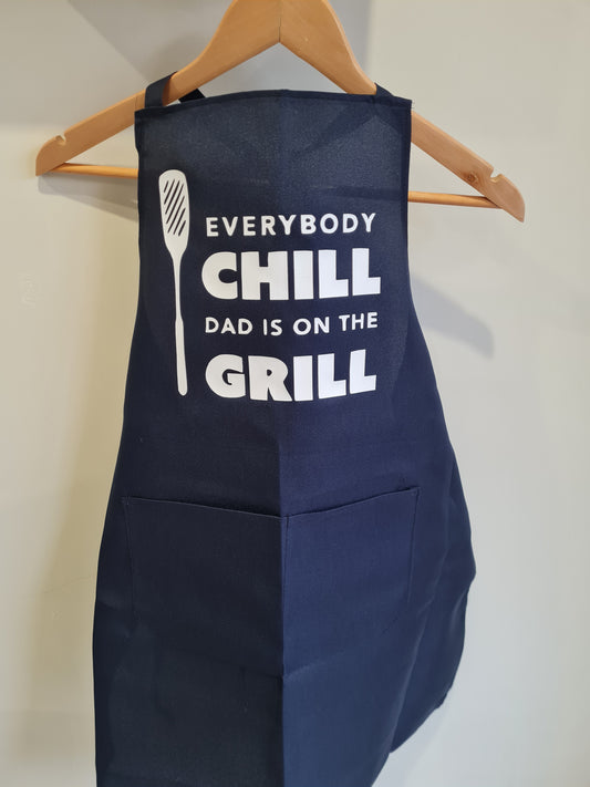Dad is on the Grill Apron
