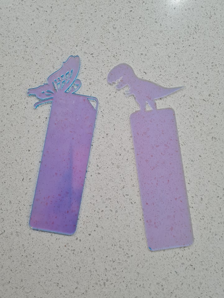 Kids Holographic Bookmarks (Dino/ Butterfly)