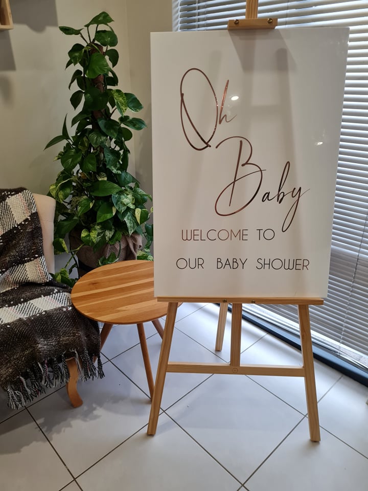 Oh Baby Welcome Sign