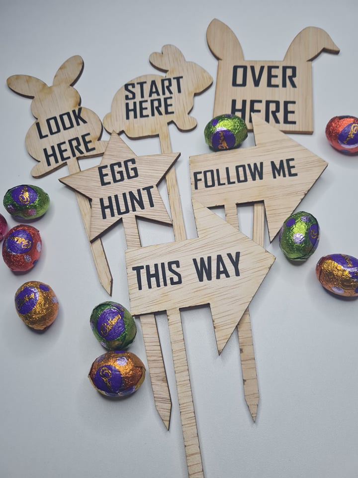 Easter Hunt Signs
