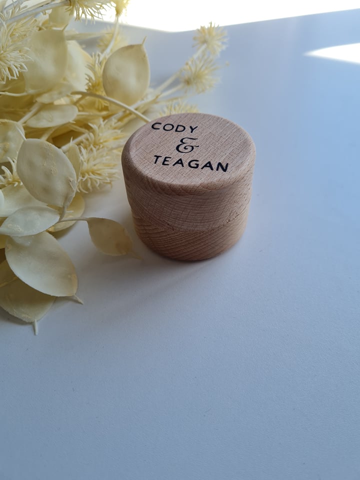 Ring Box with Names