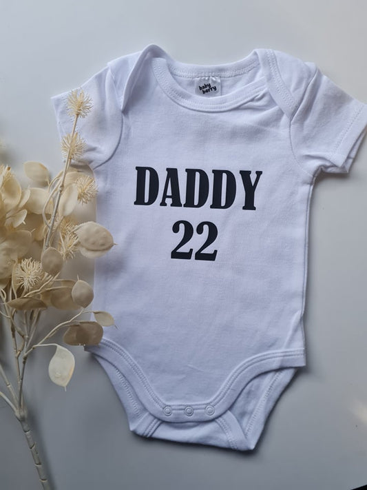 Daddy "Number" Onesie