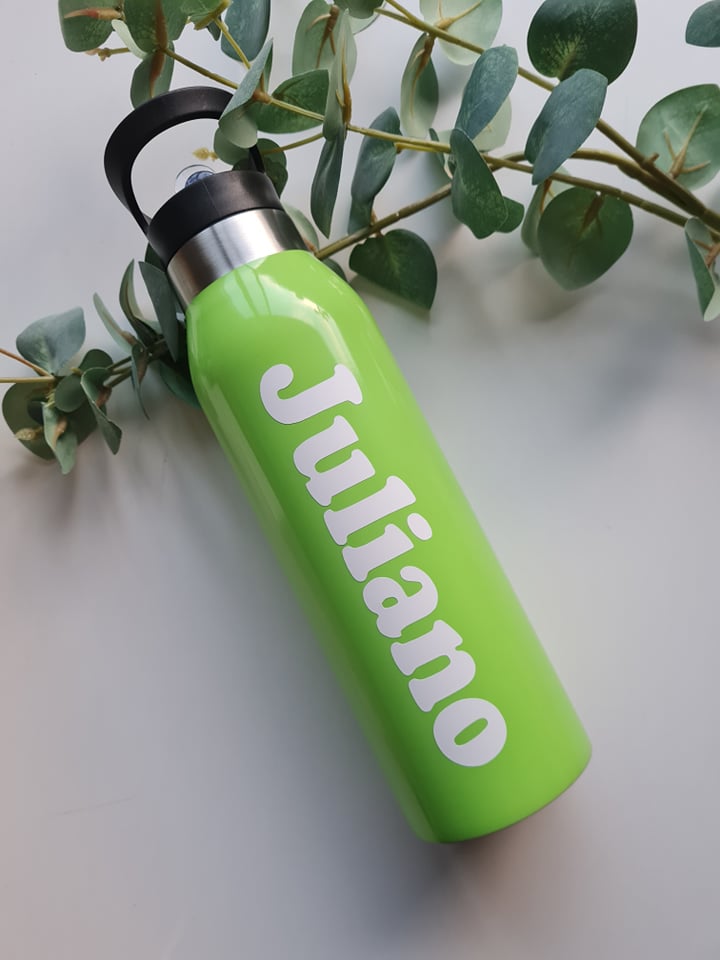 Water Bottle with Straw 500ml