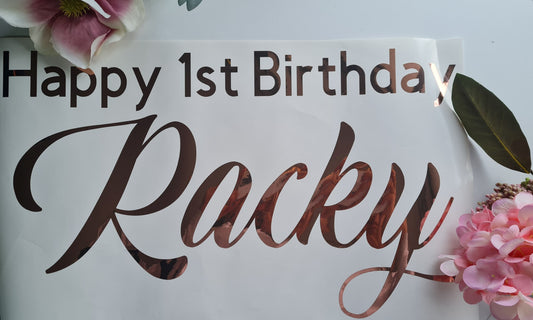 Backdrop Stickers/ Decal