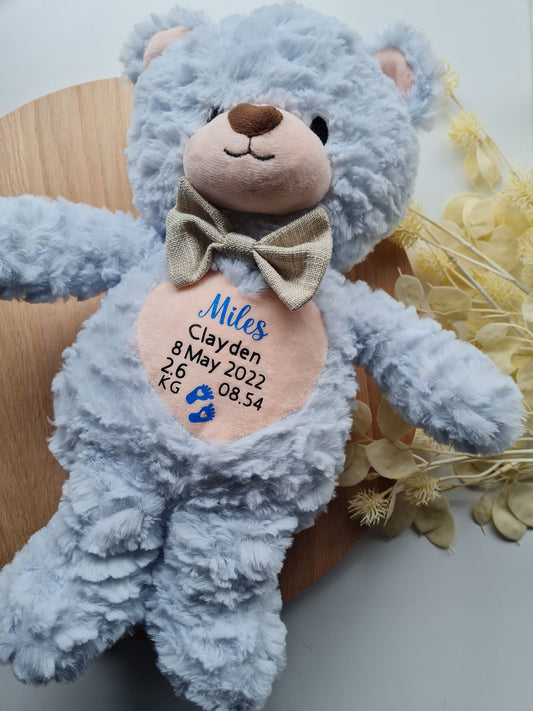 Baby Birth Detail Teddy Bears