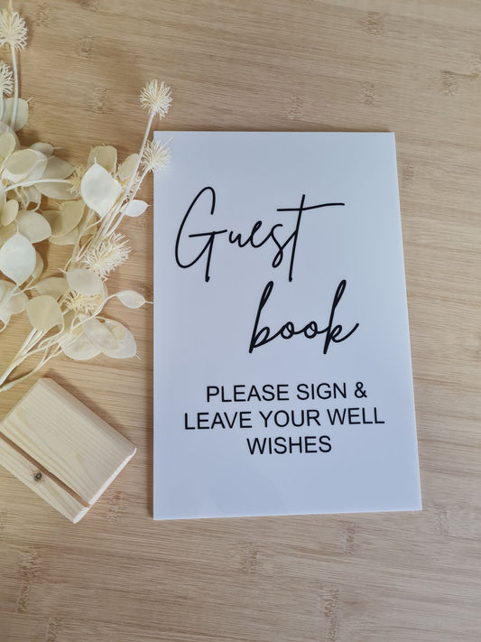 Guest Book Sign