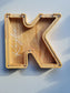 Wooden Letter Money Box